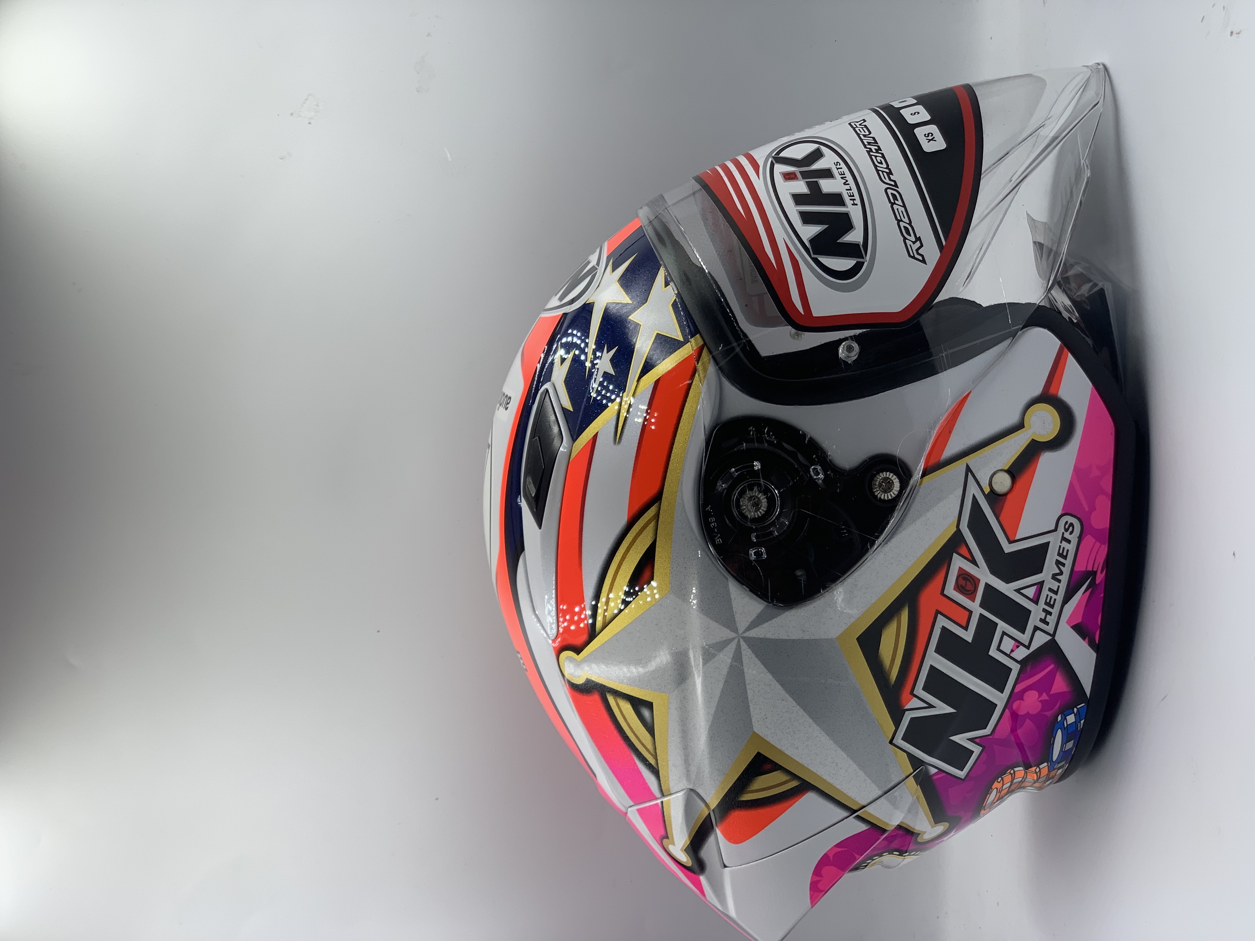 NHK Helmet S1GP S Alonso Lopez #7 Star White Glossy (ECE 22.06)